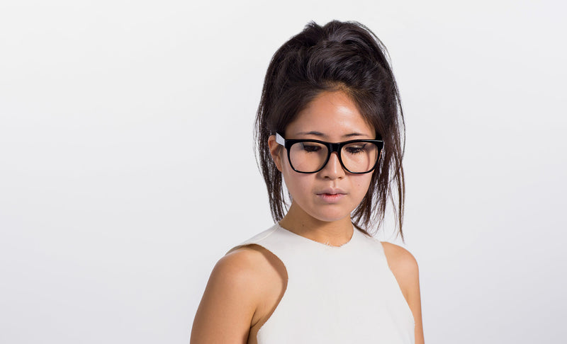 Classic Black Clear Lens - Retrosuperfuture -