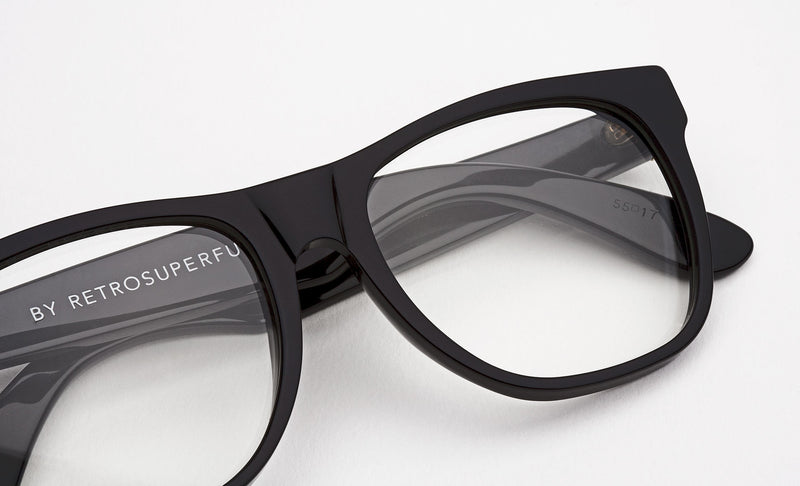 Classic Black Clear Lens - Retrosuperfuture -