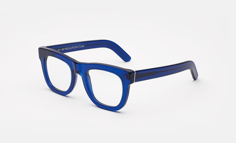 Ciccio Crystal Blue Clear Lens - Retrosuperfuture -