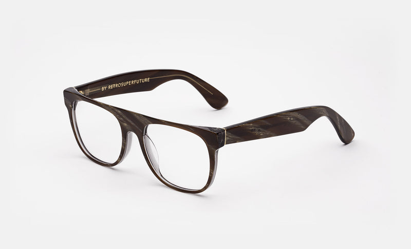 Flat Top Optical Natural Horn - Retrosuperfuture -