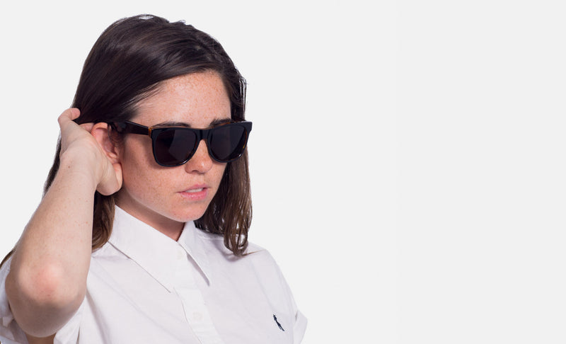 Classic Havana Black Top - Retrosuperfuture -