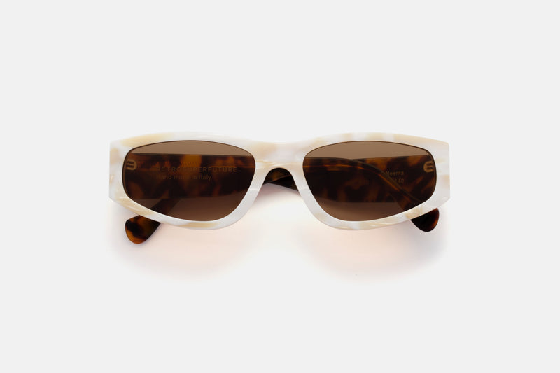 Neema White Shell Havana - Retrosuperfuture -