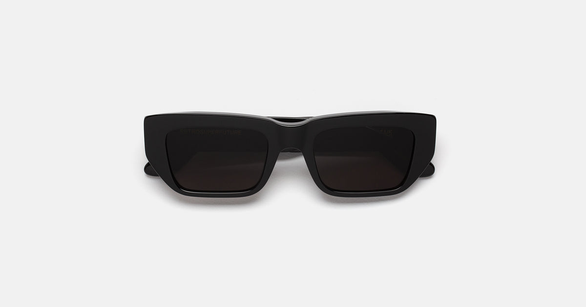 RetroSuperFuture Black Eyeglass-Preowned RetroSuperFuture® - Numero 108 | Rectangular Acetate Optical  main image 4