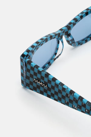 Zokoa Blue/Black Checks - Retrosuperfuture - — 3