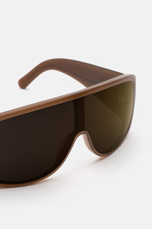 MM6 Maison Margiela Mask Brown — 3