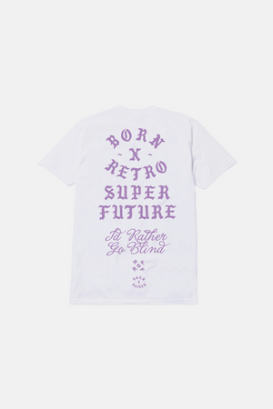 White Tee BORN X RAISED — 1