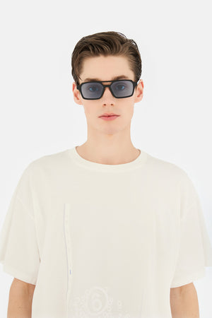 Lunettes 7 Noir Azure — 3