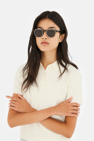 Clip-on The Warhol Gold Grey - Retrosuperfuture - — 3