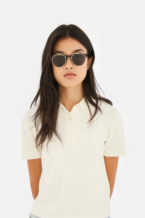 Clip-on The Warhol Gold Grey - Retrosuperfuture - — 4