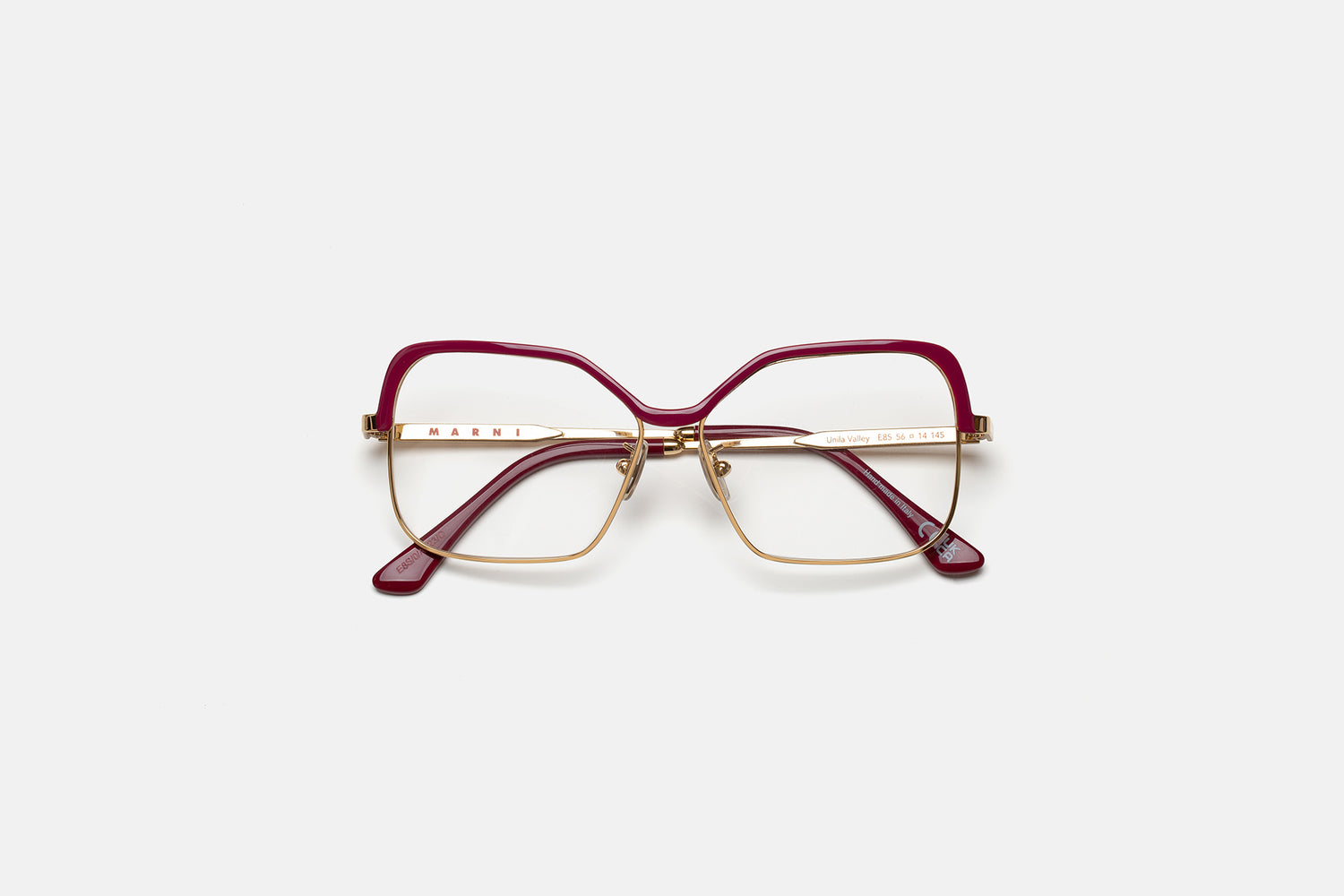 Unila Valley Optical Burgundy Gold - Retrosuperfuture -