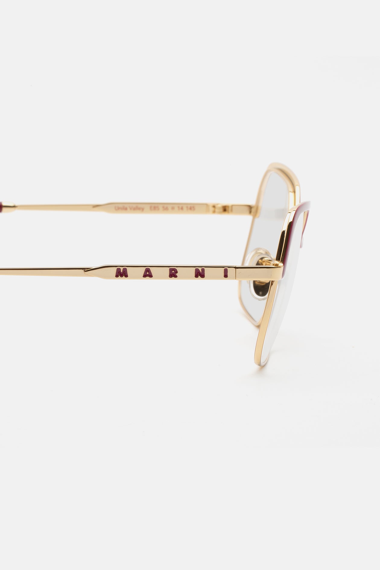 Unila Valley Optical Burgundy Gold - Retrosuperfuture -