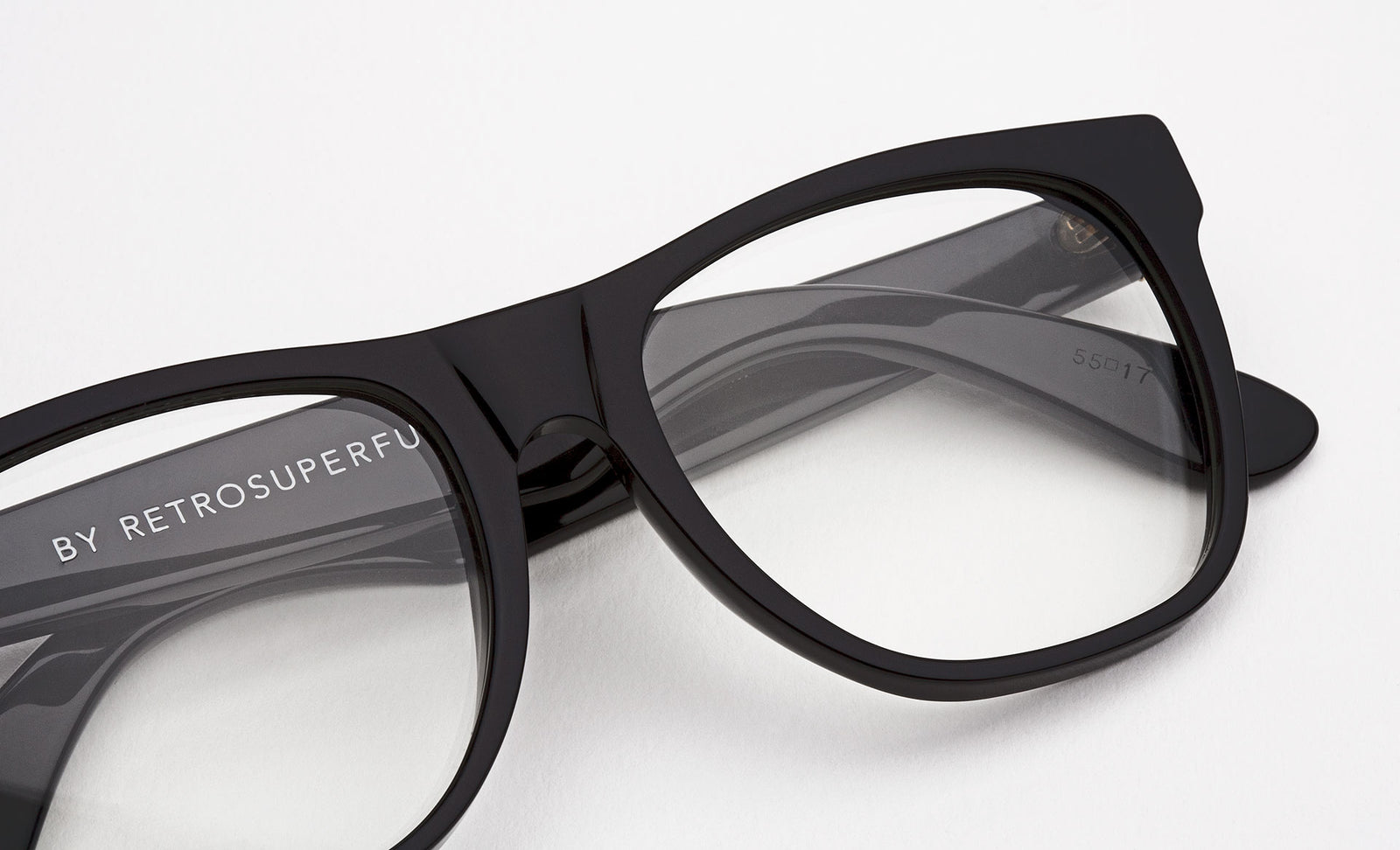 Classic Black Clear Lens - Retrosuperfuture -