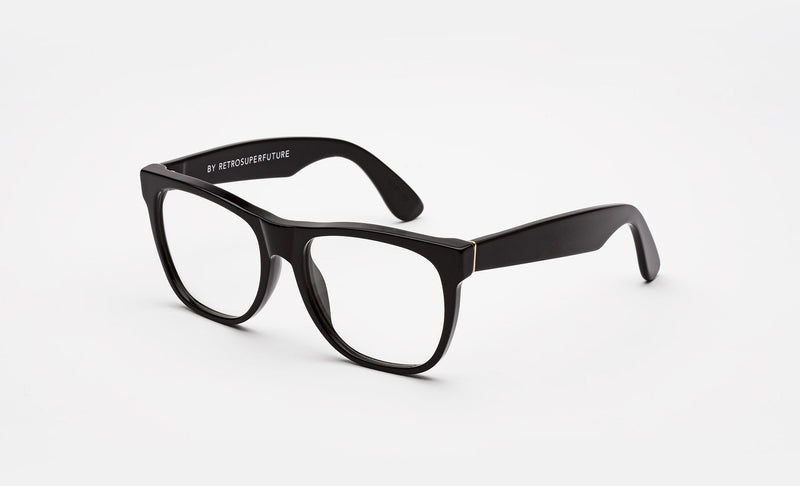 Classic Black Clear Lens - Retrosuperfuture -