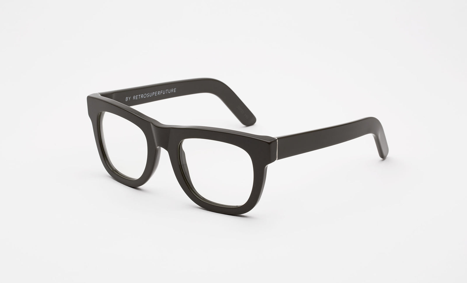 Ciccio Dark Grey Clear Lens - Retrosuperfuture -