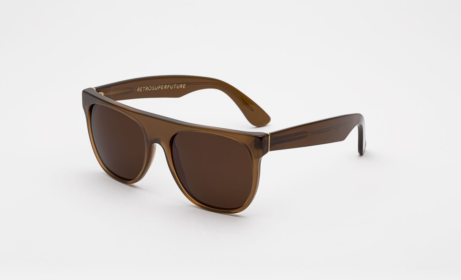 Flat Top Crystal Brown - Retrosuperfuture -