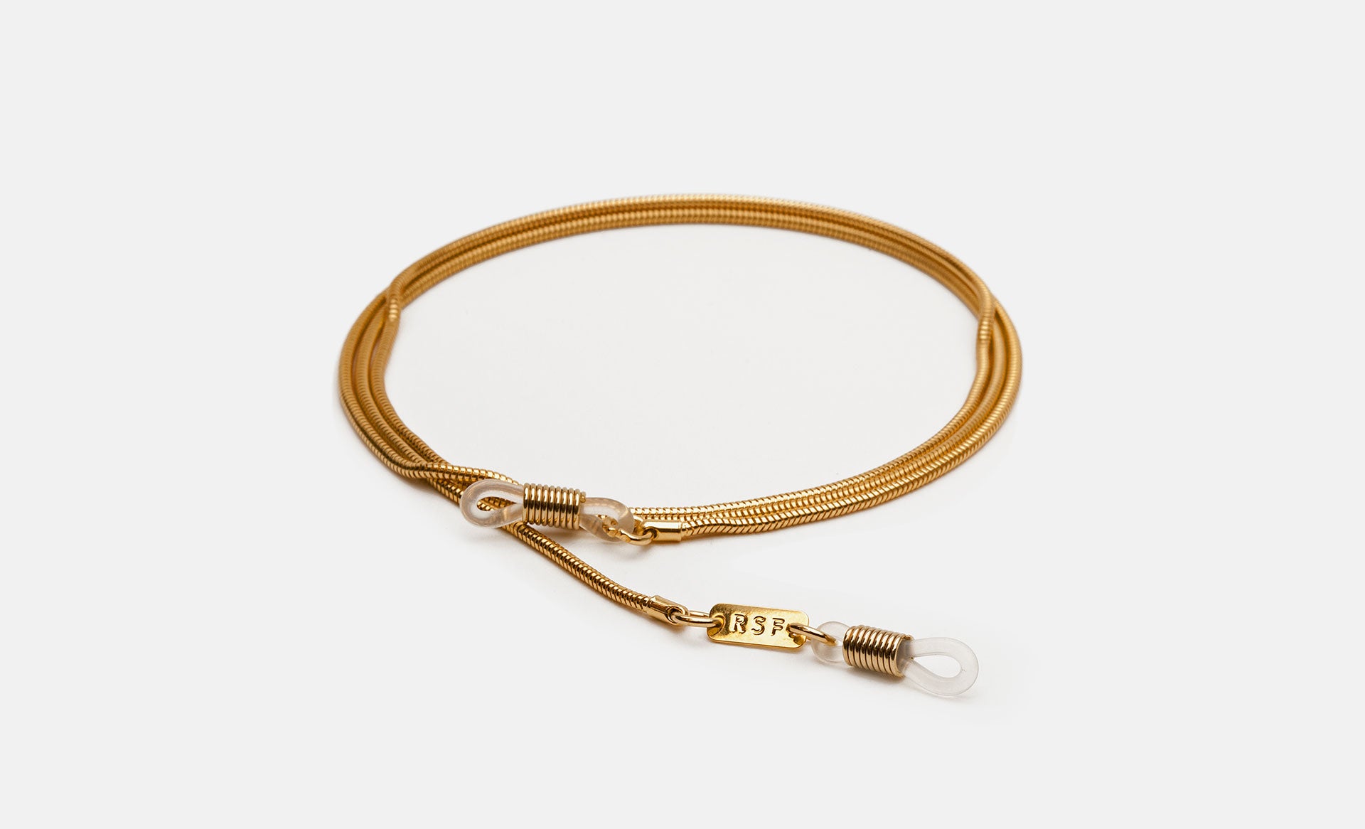 Gold Metal Rounded Snake Chain - Retrosuperfuture -