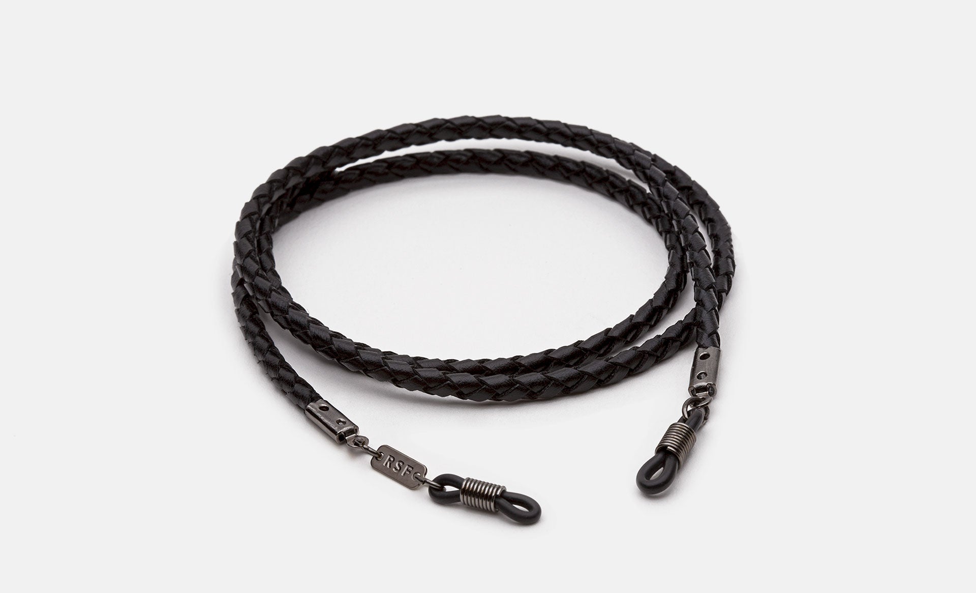 Black Faux Leather Cord - Retrosuperfuture -