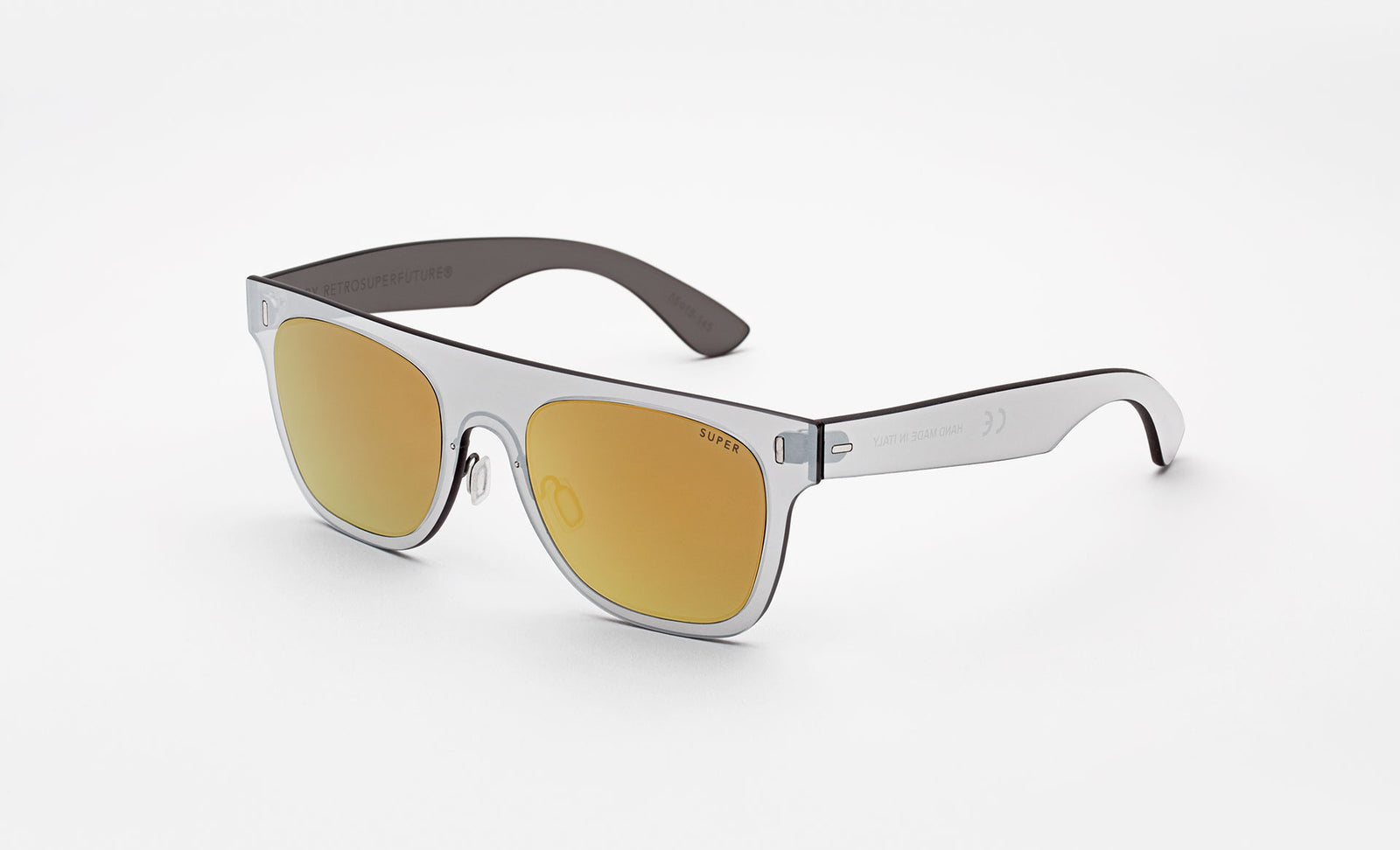 Duo Lens Flat Top Gold Silver - Retrosuperfuture -
