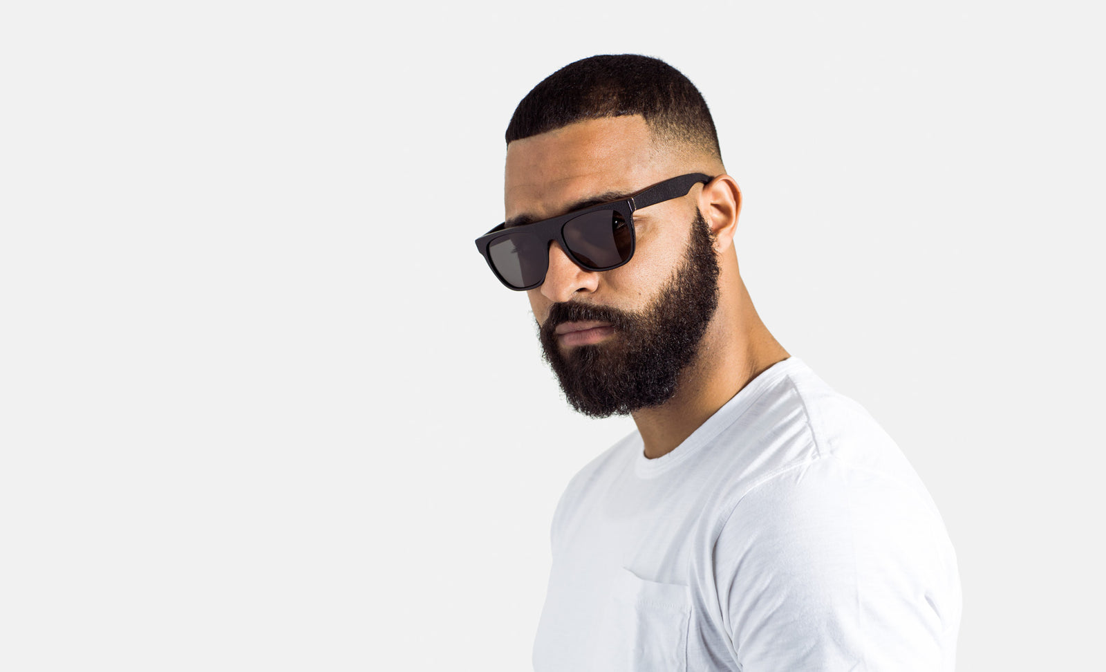 Flat Top Black Leather - Retrosuperfuture -