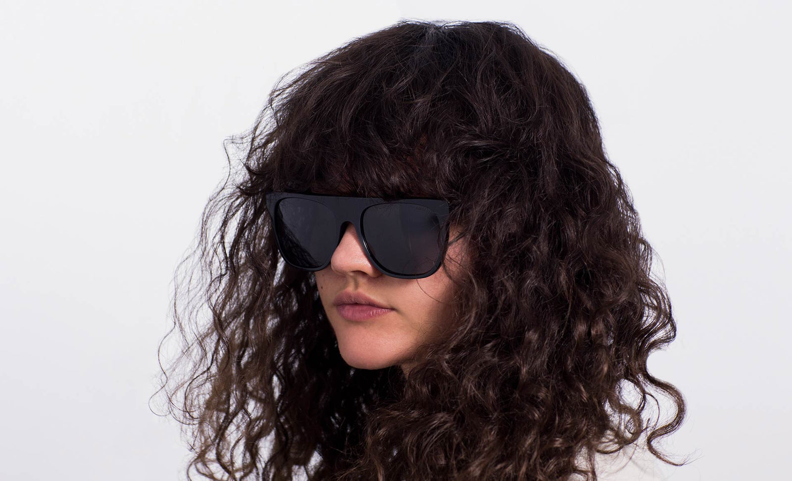 Flat Top Black Polarized Lens - Retrosuperfuture -