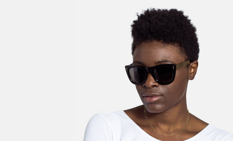 Gals Francis Black Gold - Retrosuperfuture -
