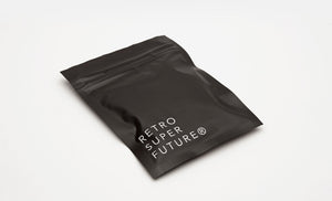 Black Reflective Silver Cord - Retrosuperfuture - — 2