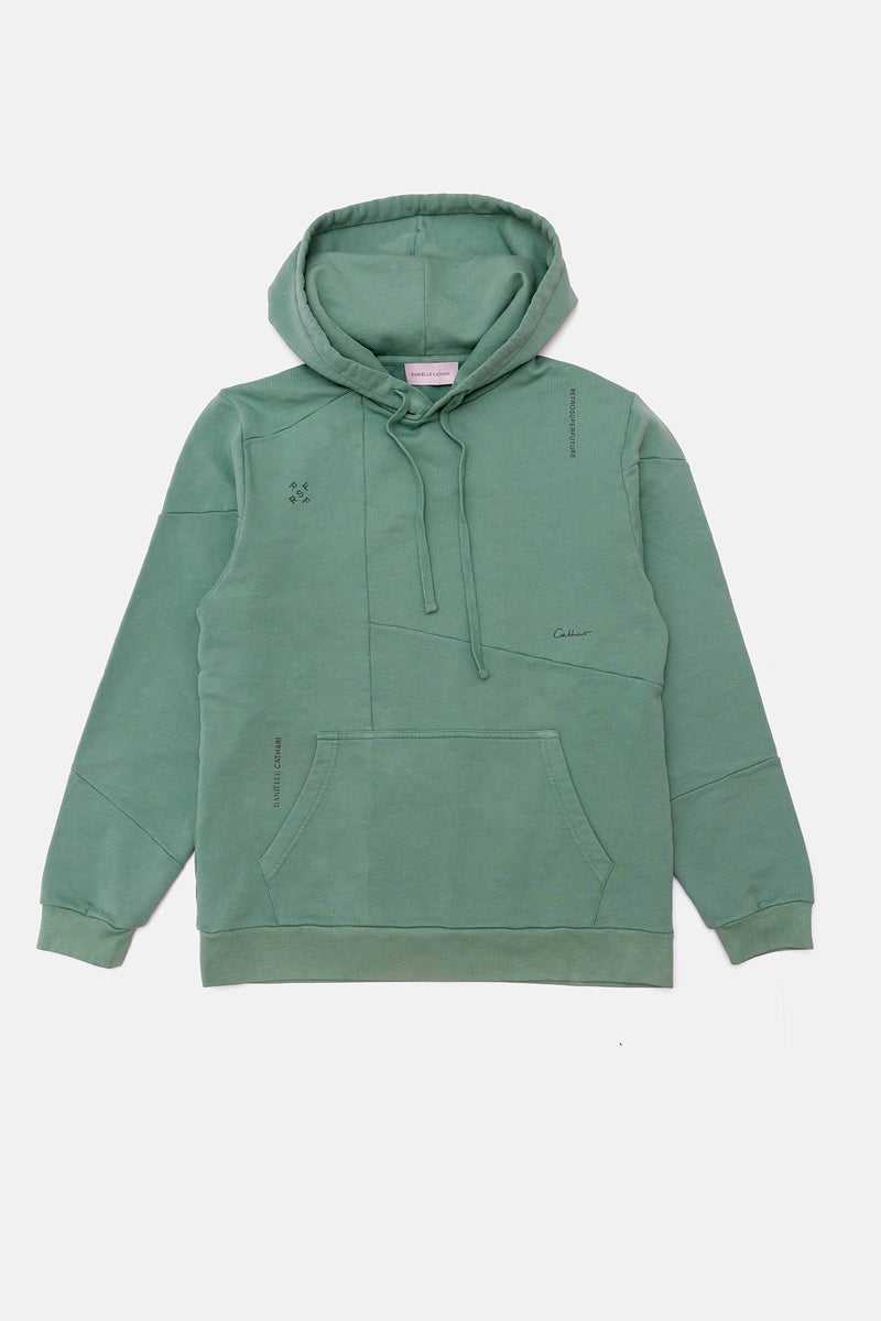 RSF x DC Deconstructed Hoodie Mint - Retrosuperfuture -