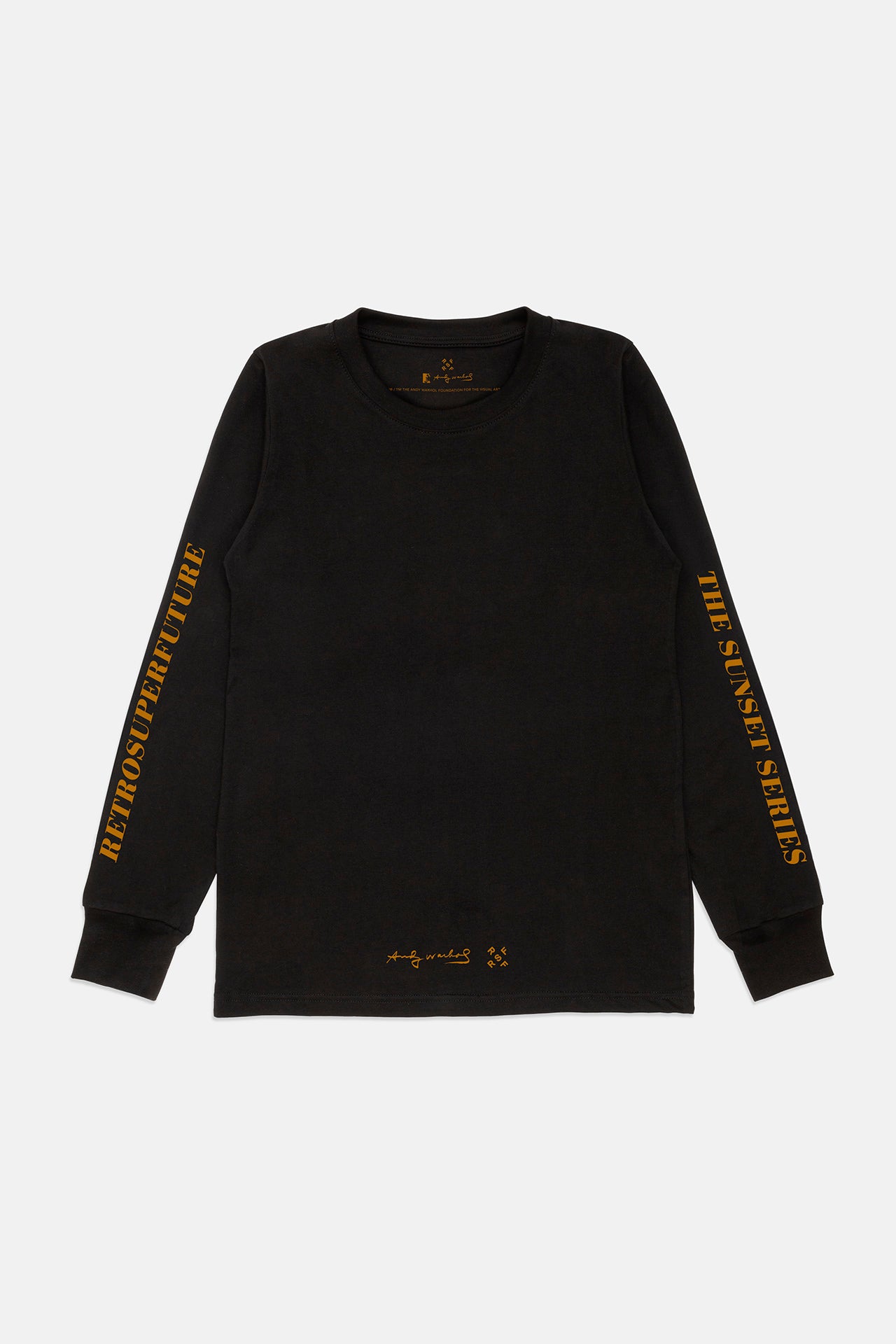 AW Longsleeve Black Yellow - Retrosuperfuture -