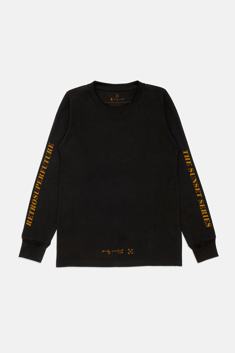 AW Longsleeve Black Yellow - Retrosuperfuture -