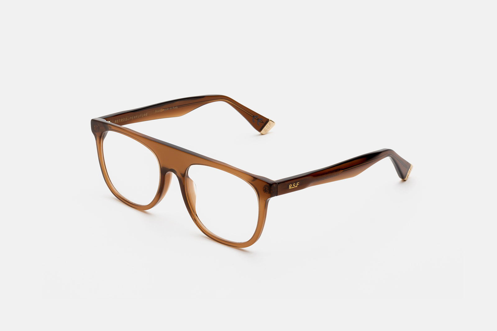 Flat Top Optical Brown - Retrosuperfuture -