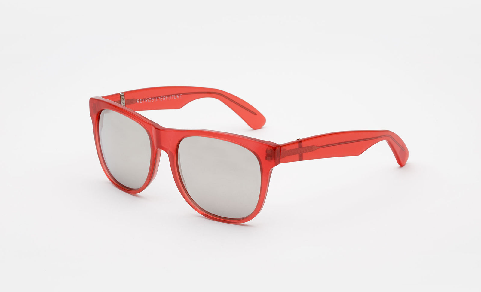 Classic Opal Red Silver Lens - Retrosuperfuture -