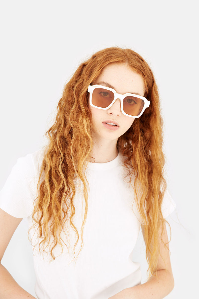 Vasto White Shell Havana - Retrosuperfuture -