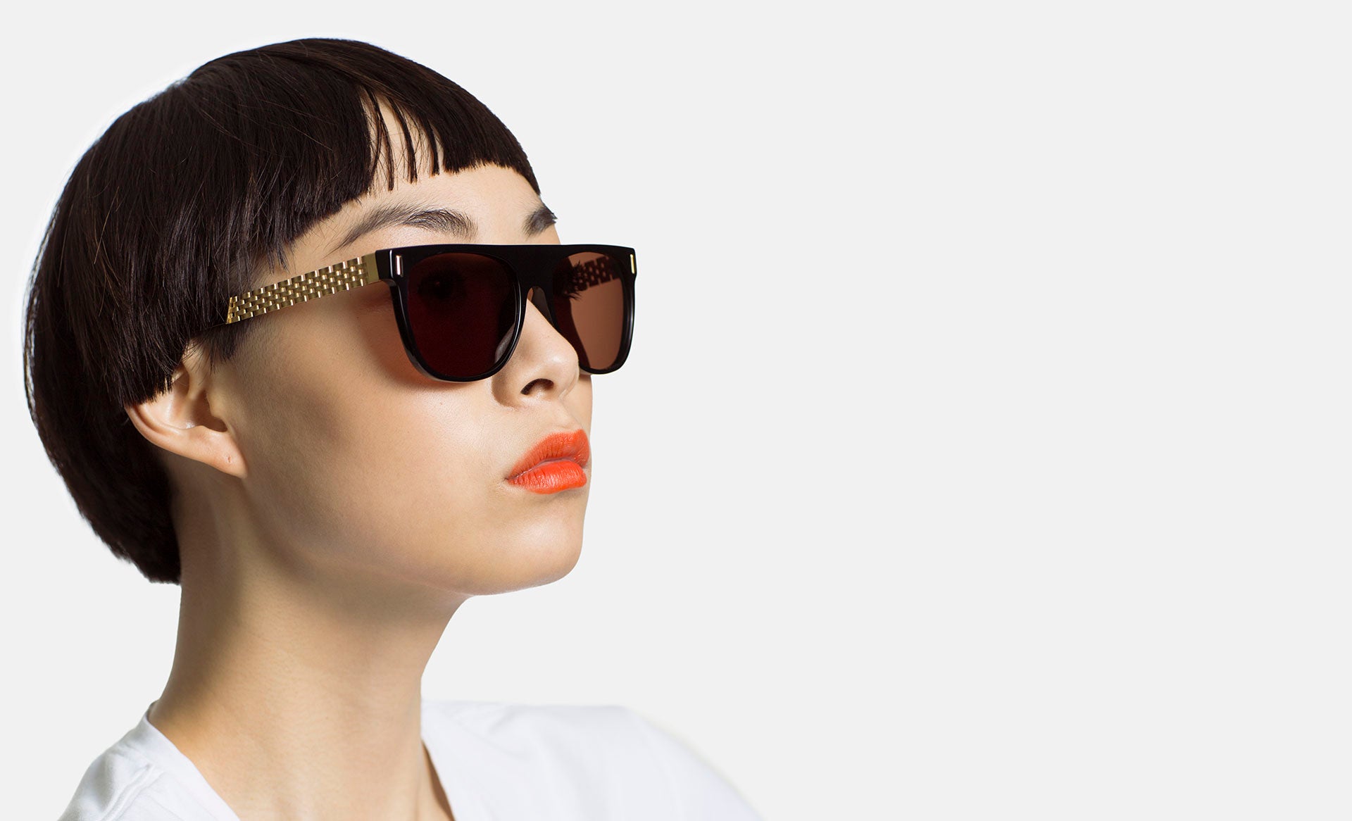 Retro Super Future Flat Top sunglasses at Paris Fashion Week