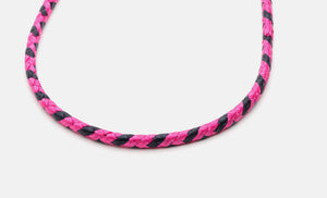 Fuxia & Black Rafia Cord - Retrosuperfuture - — 2