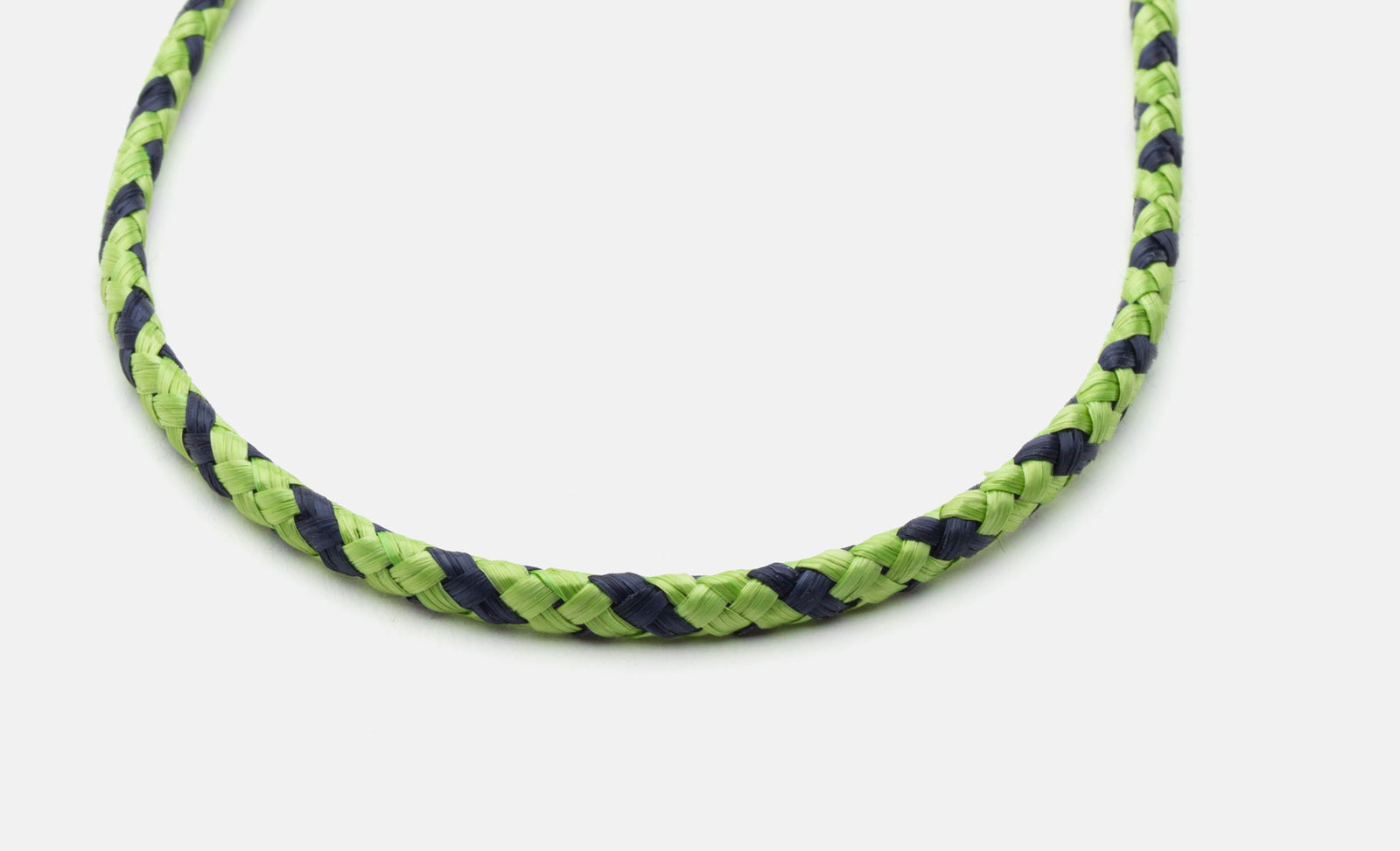 Navy & Lime Rafia Cord - Retrosuperfuture -