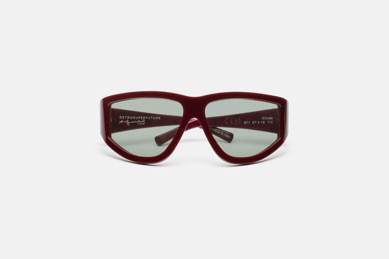 Andy Warhol IX Knives Burgundy - Retrosuperfuture -